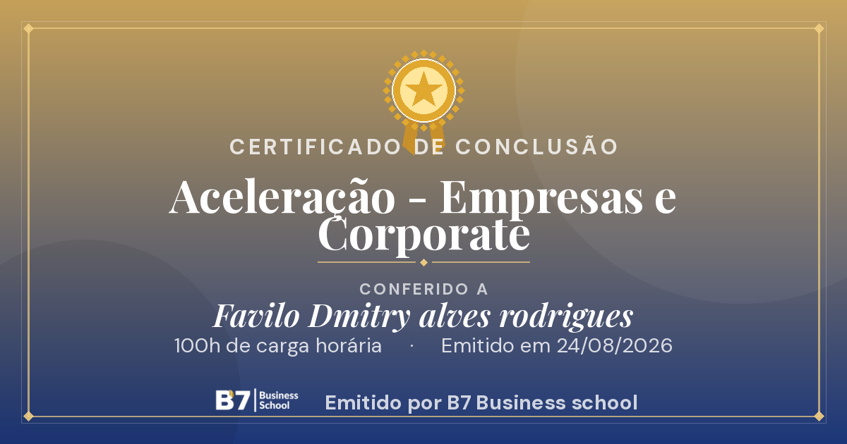 Aceleração - Empresas e Corporate