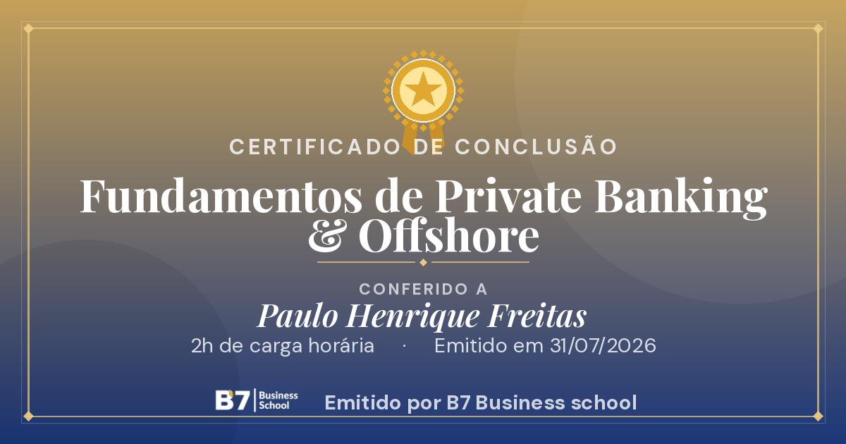 Fundamentos de Private Banking & Offshore